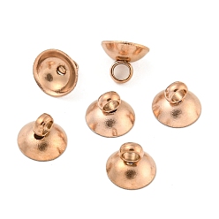 Розовое Золото 304 подвеска из нержавеющей стали, для подвесных планок, розовое золото , 6 мм, отверстие : 1.8 мм