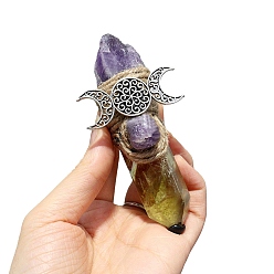 Citrine Natural Amethyst & Natural Citrine Display Decorations, for Home Decoration, 130~170mm