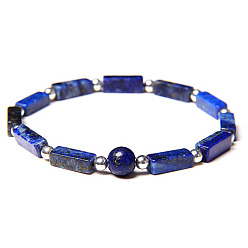 Lapis Lazuli Natural Lapis Lazuli Stretch Bracelet, 7-1/8 inch(18cm)
