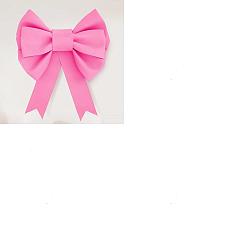 Бледно-Розовый 1 Наборы для изготовления бантиков из ЭВА-материала, включая ткань ЭВА, полиэстеровые ленты, клейкая лента и крючок для подвешивания, розовый жемчуг, 603x151x1.5 мм