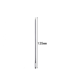 Stainless Steel Color Carbon Steel Sewing Needles, Darning Needles, Bookbinding Needle, Stainless Steel Color, 125mm, Head: 1.6mm