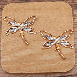 Light Gold Сплав кабошонов, стрекоза, золотой свет, 51x53 мм, 30 шт / комплект