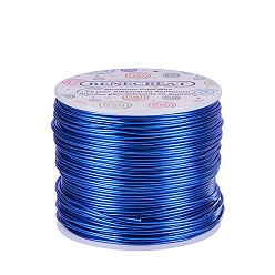Blue Round Aluminum Wire, Blue, 15 Gauge, 1.5mm, about 223.09 Feet(68m)/roll