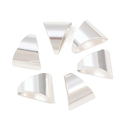 Посеребрённый Латунь оснастки на поруки, без кадмия и без свинца, 925 серебро покрытием, 12x10x6 мм, отверстие : 11x5.5 мм