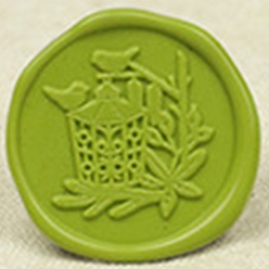 Желто-Зеленый Частицы сургуча, для ретро печать печать, восьмиугольник, желто-зеленый, размер бутылки: 40x34 мм, о 45шт / бутылка