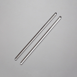 Clear Glass Candle Stirring Rod, Clear, 200x70mm, 2pcs/set