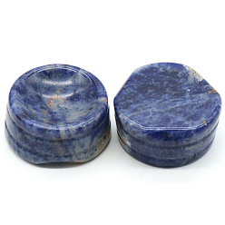 Sodalite Natural Sodalite Display Base Stand Holder for Crystal, Crystal Sphere Stand, 2.7x1.2cm