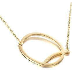 Golden Q Stylish 26-Letter Alphabet Necklace for Women - Fashionable European and American Jewelry Accessory