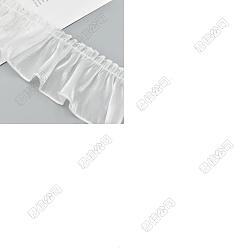 Белый 6m отделка из полиэстерового кружева, аксессуары для одежды, белые, 3-1/8 дюйм (80 мм), около 6.56 ярдов (6 м)