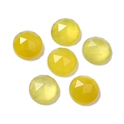 Нефрит Кабошоны из натурального корейского нефрита, граненые, полукруглый, 6x2.8 мм