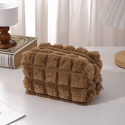 Верблюжий Прямоугольный полиэстеровый плюшевый чехол для ручки, ящики для хранения канцелярских принадлежностей для ручек, карандаши, верблюжие, 180x100x100 мм