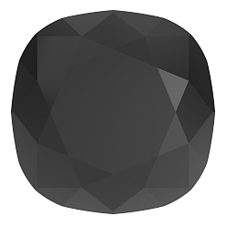 23980 Jet Фантазийные кристаллы preciosa® maxima, чешский хрусталь, 435 36 132 подушка квадратная, нетронутый, 23980 струя, 12x12 мм