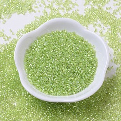 (DB0174) Прозрачный Шартрезский AB Бусины miyuki delica, цилиндр, японский бисер, 11/0, (дБ 0174) прозрачный шрифт ab, 1.3x1.6 мм, отверстие : 0.8 мм, Около 2000 шт / 10 г