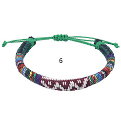 6 Bohemian Ethnic Style Handmade Braided Bracelet for Teens Colorful Surfing Friendship Bracelet
