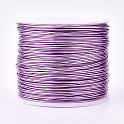 Medium Purple Round Aluminum Wire, Medium Purple, 18 Gauge, 1mm, about 492.12 Feet(150m)/roll