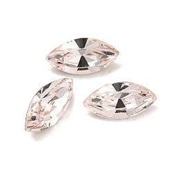 Розалина Стеклянные стразы кабошоны, задние и задние, граненые, лошадиный глаз , Розалина, 6x3x2 мм