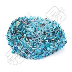 Sky Blue Nbeads 1M Hotfix Rhinestone, with Shell Beads and Rhinestone Trimming, Crystal Glass Sewing Trim Rhinestone Tape, Costume Accessories, Sky Blue, 20mm