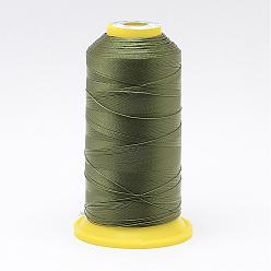 Olive Drab Nylon Sewing Thread, Olive Drab, 0.4mm, about 400m/roll