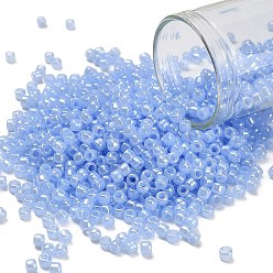 (146) Ceylon Glacier Тохо 8/0 круглые бусины, японский бисер, (146) цейлонский ледник, 8/0, 3 мм, отверстие : 1 мм, Около 222 шт / 10 г