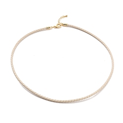 (404) Непрозрачное AB Кислое яблоко Изготовление плетеных круглых браслетов из искусственной кожи, с застежками-карабами из нержавеющей стали золотистого цвета, цветочный белый, 17-1/8 дюйм (43.6 см)