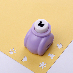Duck Mini Plastic Craft Punch for Scrapbooking & Paper Crafts, Paper Shapers, Duck Pattern, 30x25x33mm