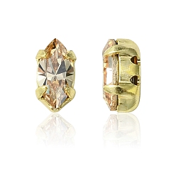 00030 235 Honey Пришивные чашки preciosa® maxima crystal, многожильных ссылки, чешский хрусталь, с настройками латуни, 719 39 046 наветт, золотые, 00030 235 мед, 8x4 мм