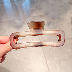 Сиена Прямоугольные пластиковые заколки для волос с когтями, аксессуары для волос для женщин и девочек, цвет охры, 130 мм