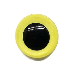 Yellow Craft Plastic Doll Eyes, Stuffed Toy Eyes, Safety Eyes, Half Round, Yellow, 4.5mm