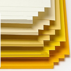 Желтый 30 шт. 5 цвета a4 бумага для рукоделия картон, для изготовления открыток своими руками, прямоугольные, желтые, 298x210x0.4 мм, 6 шт / цвет