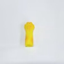 Золотистый Милая силиконовая шапочка-карандаш с принтом кошачьей лапы, защитный чехол для канцелярских принадлежностей, школьные принадлежности, золотые, 35x17 мм