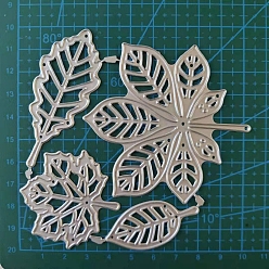 Leaf Carbon Steel Cutting Dies Stencils, for DIY Scrapbooking, Photo Album, Decorative Embossing Paper Card, Leaf, 100x100mm