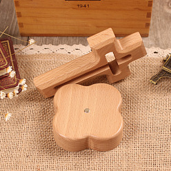 Beech hollow flower base cross Solid wood ornaments wooden cross wooden ornaments home Valentine's Day wooden crafts diy