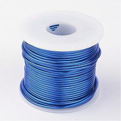 Blue Round Aluminum Wire, Bendable Metal Craft Wire, Floral Wire for DIY Arts and Craft Projects, Blue, 12 Gauge, 2mm, about 30m/roll
