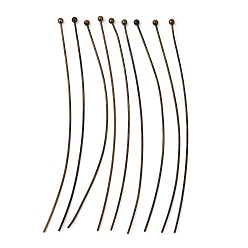 Античная Бронза Контакты латунь шаровой головкой, античная бронза, 30x0.5 мм, Руководитель: 1.5 mm, 24 датчик