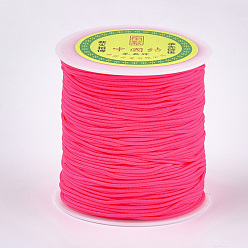 Deep Pink Nylon Thread, Deep Pink, 1.5mm, about 120.29 yards(110m)/roll