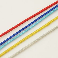 Mixed Color Nylon Thread, Mixed Color, 1mm, about 100yards/roll(300 feet/roll)