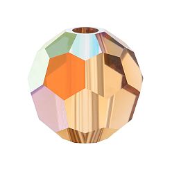 10330 200 Lt.Col.Topaz AB Хрустальные бусины preciosa®, чешский хрусталь, 451 19 602 круглый, 10330 200 lt.col.topaz ab, 6 мм, отверстие : 1.2 мм