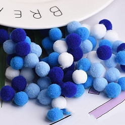 Royal Blue DIY Doll Craft Polyester High-elastic Pom Pom Ball, RoundDecorations, Royal Blue, 1.5cm