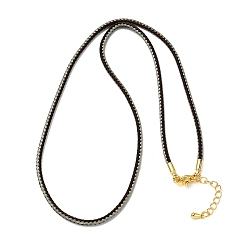 Темный Морско-зеленый 2.5мм нейлоновый плетеный шнур для изготовления ожерелий, с латунными выводами и 304 застежками из лобстера из нержавеющей стали, долговечный, стойки покрытие, золотые, темно-зеленый, 17.72 дюйм (45 см)