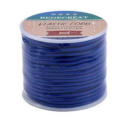 Royal Blue Elastic Cord, Polyester Outside and 30~40 Ply Latex Core, Royal Blue, 3mm, about 20m/roll