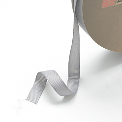 Gray Grosgrain Ribbon, Gray, 3/8 inch(10mm), about 100yards/roll(91.44m/roll)
