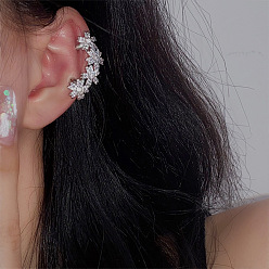 show as picture Delicate and Elegant Floral Ear Clip - Minimalist, Unique, Sophisticated.