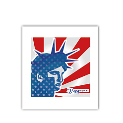 Others Independence Day Theme, Removable Temporary Water Proof Tattoos Paper Stickers, Statue of Liberty, 5.5x6cm