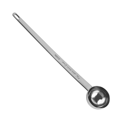 Нержавеющая Сталь Цвет Не тускнеют 201 мерные ложки из нержавеющей стали, инструмент для выпечки, цвет нержавеющей стали, 245x44x25 мм, емкость: 25 мл (0.85 жидких унций)