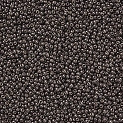 Camel FGB 6/0 Grade A Round Glass Seed Beads, Baking Paint, Camel, 4x3mm, Hole: 1mm, about 4500pcs/pound