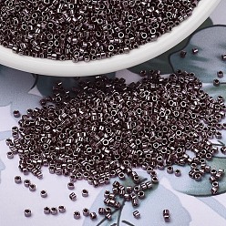 (DB1565) Непрозрачный Блеск Смородины Бусины miyuki delica, цилиндр, японский бисер, 11/0, (дб 1565) блеск непрозрачной смородины, 1.3x1.6 мм, отверстие : 0.8 мм, Около 2000 шт / 10 г
