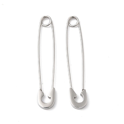 Stainless Steel Color 304 Stainless Safety Pins, Stainless Steel Color, 41x7x2mm