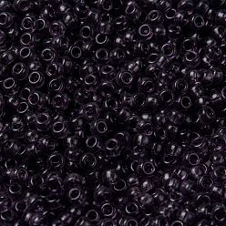 (RR157) Transparent Amethyst MIYUKI Round Rocailles Beads, Japanese Seed Beads, 8/0, (RR157) Transparent Amethyst, 8/0, 3mm, Hole: 1mm, about 19000~20500pcs/pound