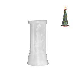 Clover Christmas Tree DIY Candle Silicone Molds, for Scented Candle Making, Clover, 4.2x10.1cm