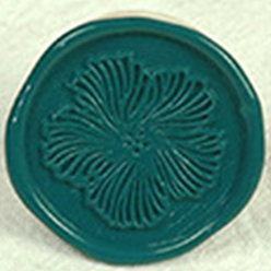 чирок Частицы сургуча, для ретро печать печать, восьмиугольник, зелено-синие, размер бутылки: 40x34 мм, о 45шт / бутылка